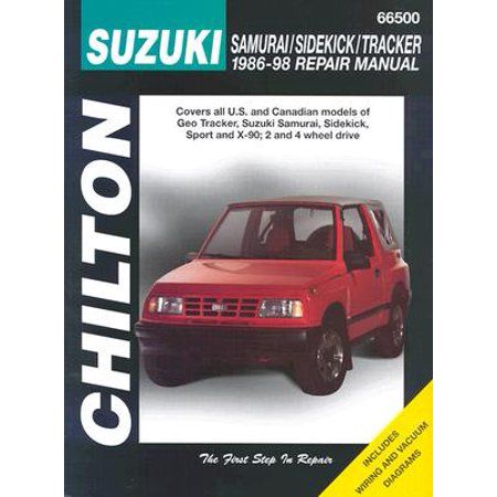 download Suzuki Samurai Sidekick Geo Tracker workshop manual