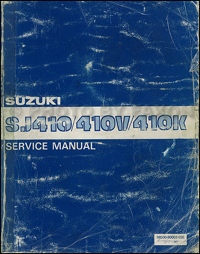 download Suzuki Sj Samurai able workshop manual