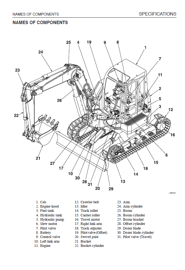 download TAKEUCHI TB014 TB016 COMPACT Excavator able workshop manual