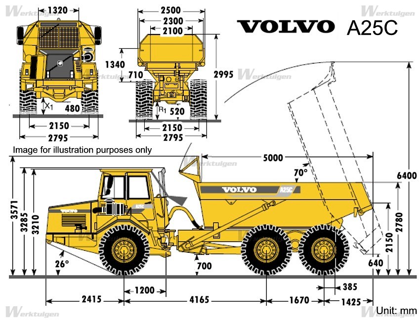 download VOLVO A25C Articulated Dump Truck able workshop manual