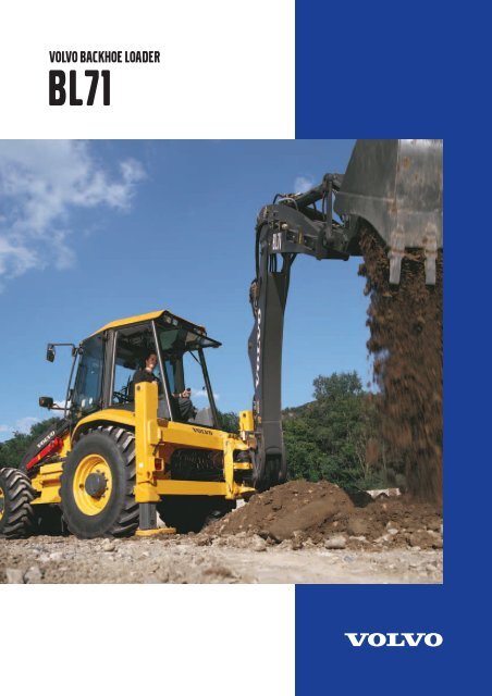 download VOLVO BL71 BACKHOE Loader able workshop manual