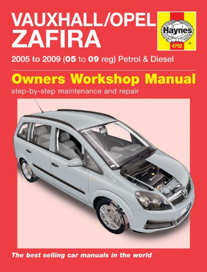 download Vauxhall Zafira MPV able workshop manual