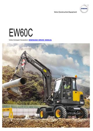 download Volvo EW60C Compact Wheel Excavator able workshop manual