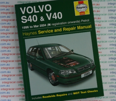 download VOLVO S40 V40 workshop manual