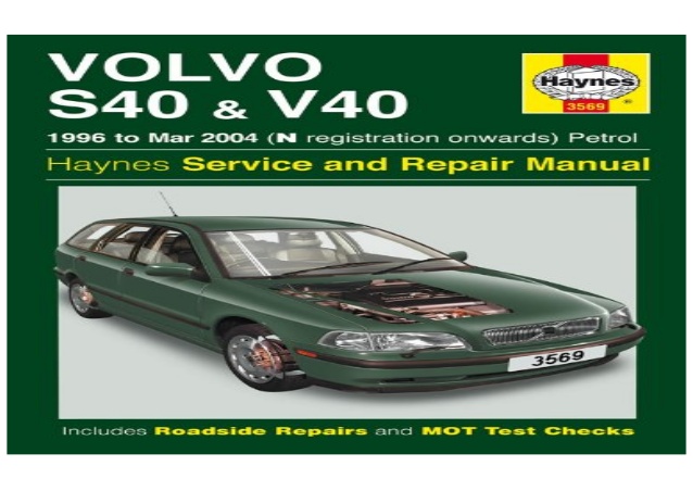 download VOLVO S40 V40 workshop manual