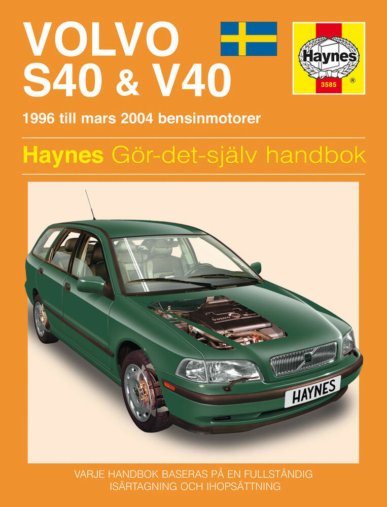 download VOLVO S40 V40 workshop manual