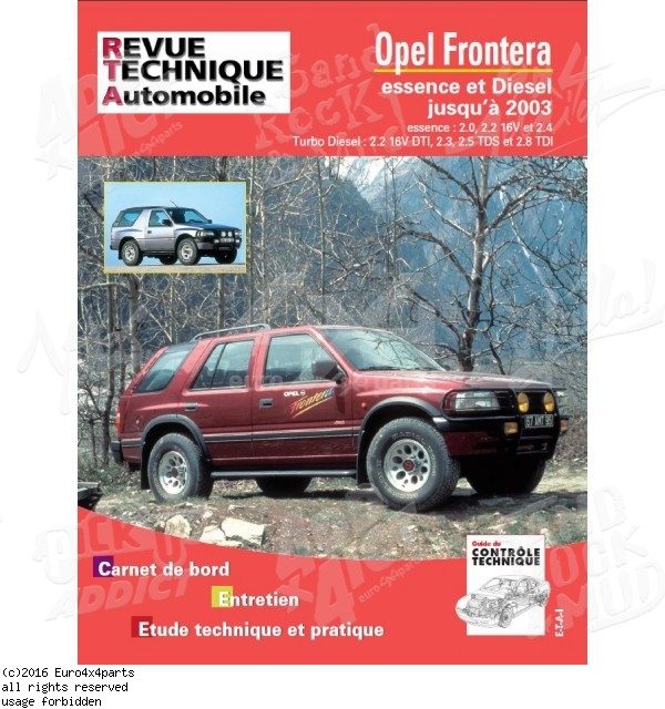 download opel frontera vauxhall 19 workshop manual